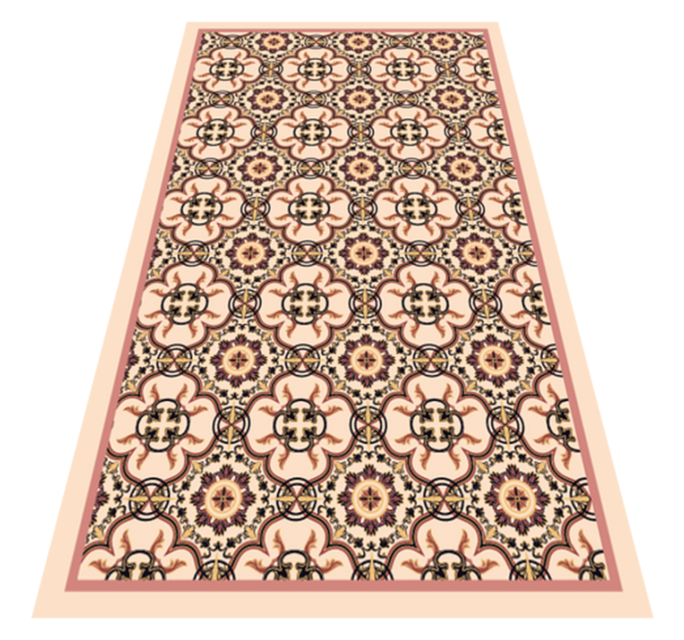 Pattern vintage tiles vinyl carpet - TenStickers