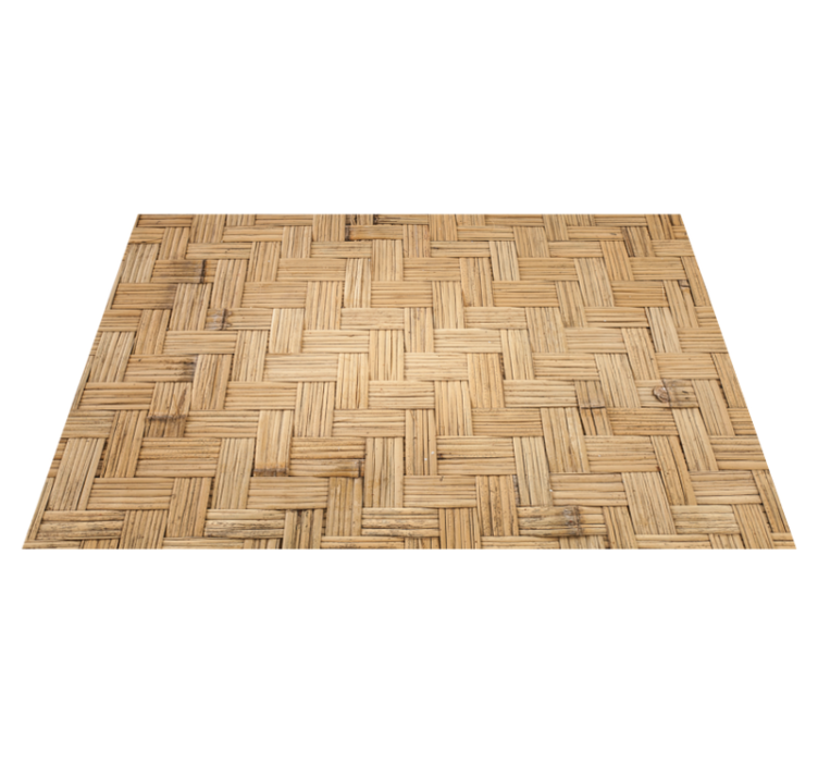 Parquet Pattern wood effect vinyl rug - TenStickers