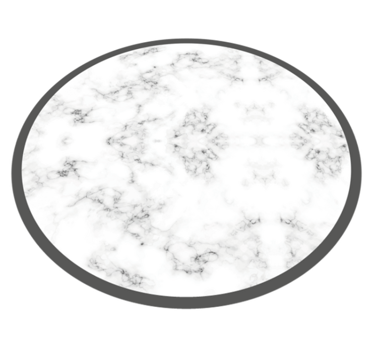 Marble Circular marble vinyl rug - TenStickers