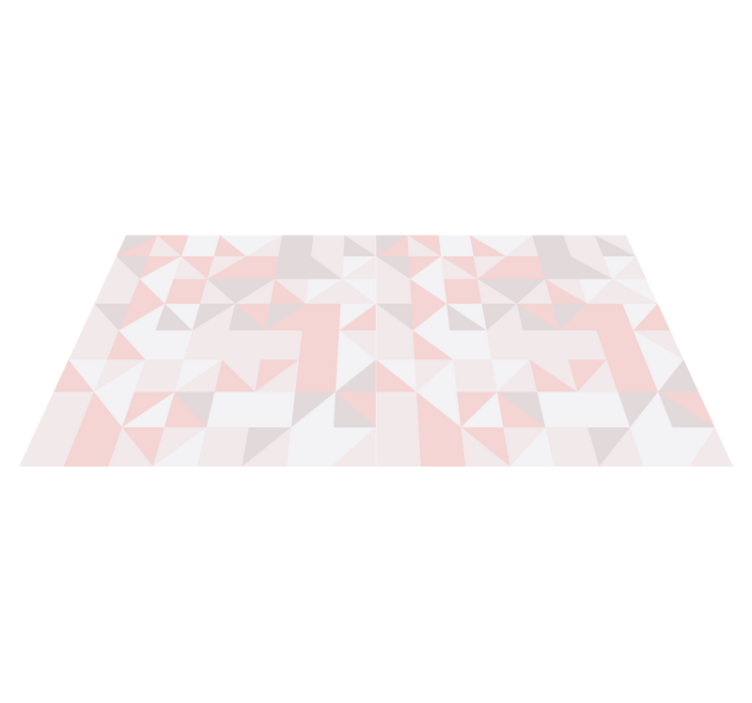 Geometric Pastel Pattern geometric vinyl rug - TenStickers