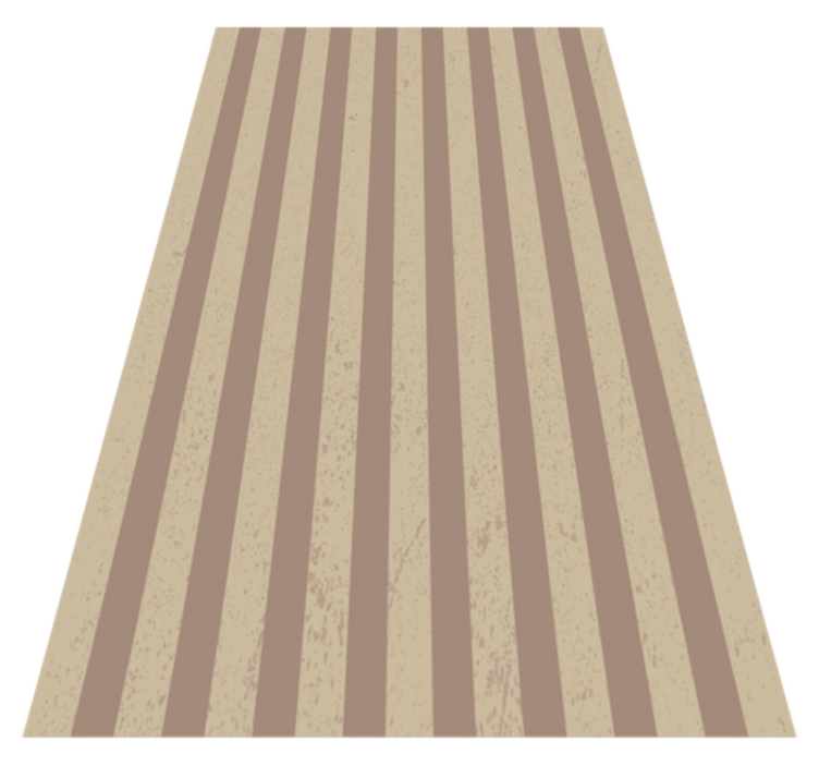 Brown stripe design stripes carpet - TenStickers