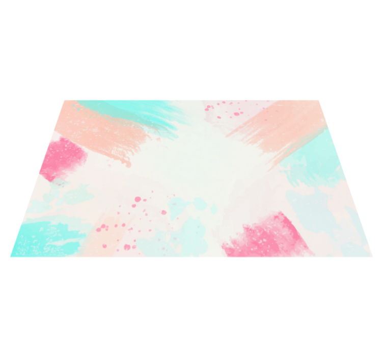 Abstract colorfull design modern rug - TenStickers