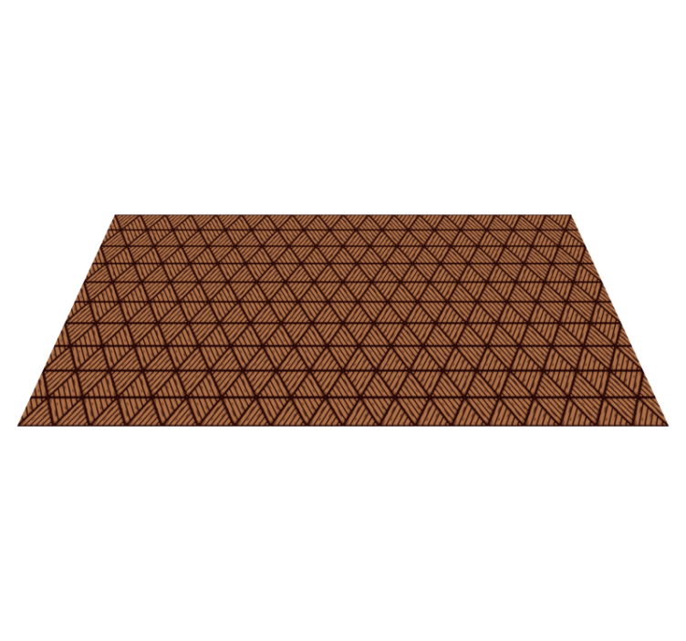 Geometric Textured Surface textured vinyl rug - TenStickers