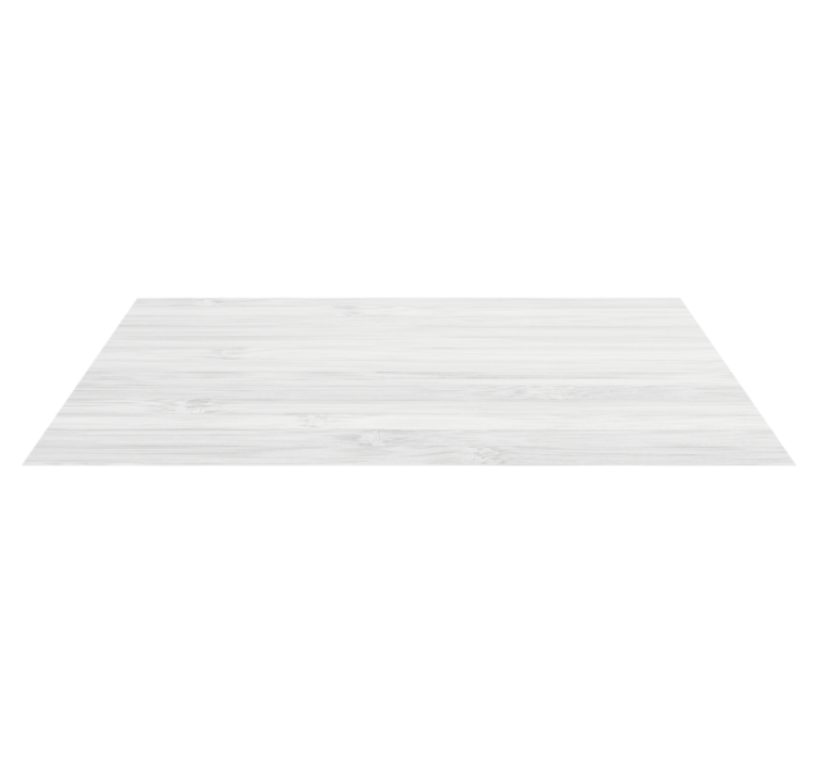 White wood texture kitchen vinyl rug - TenStickers