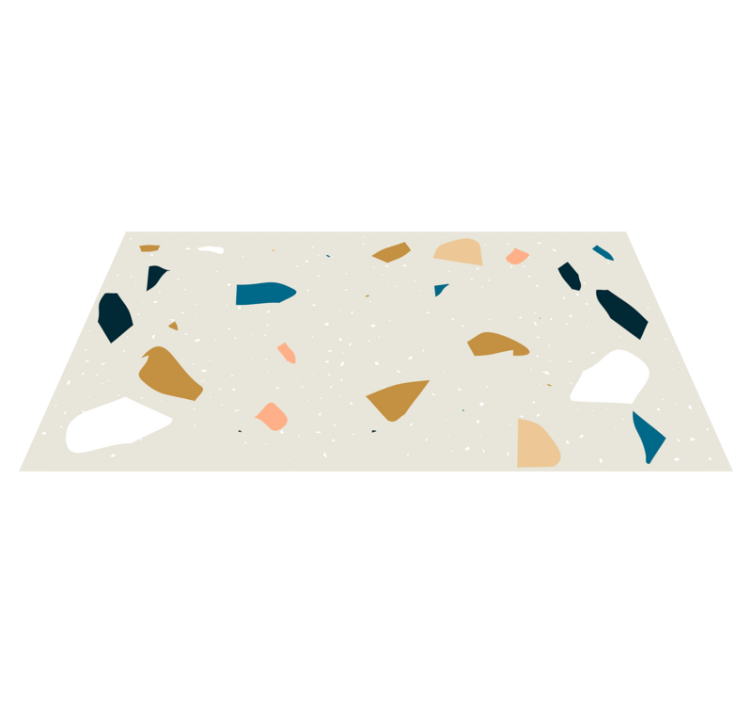 Nordic Style tile vinyl rug - TenStickers