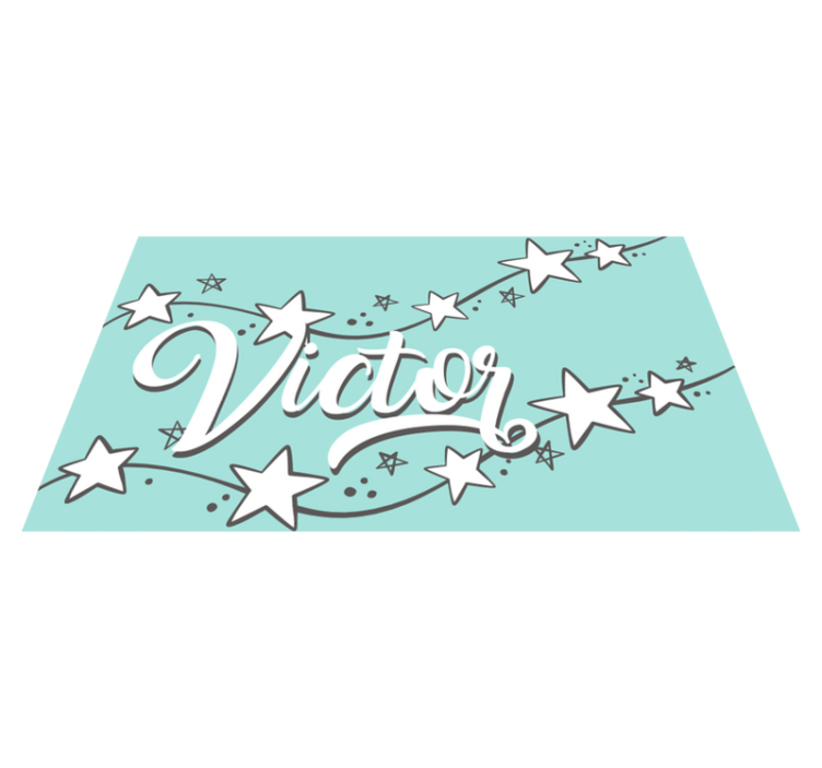 Customizable Stardust custom vinyl rug - TenStickers