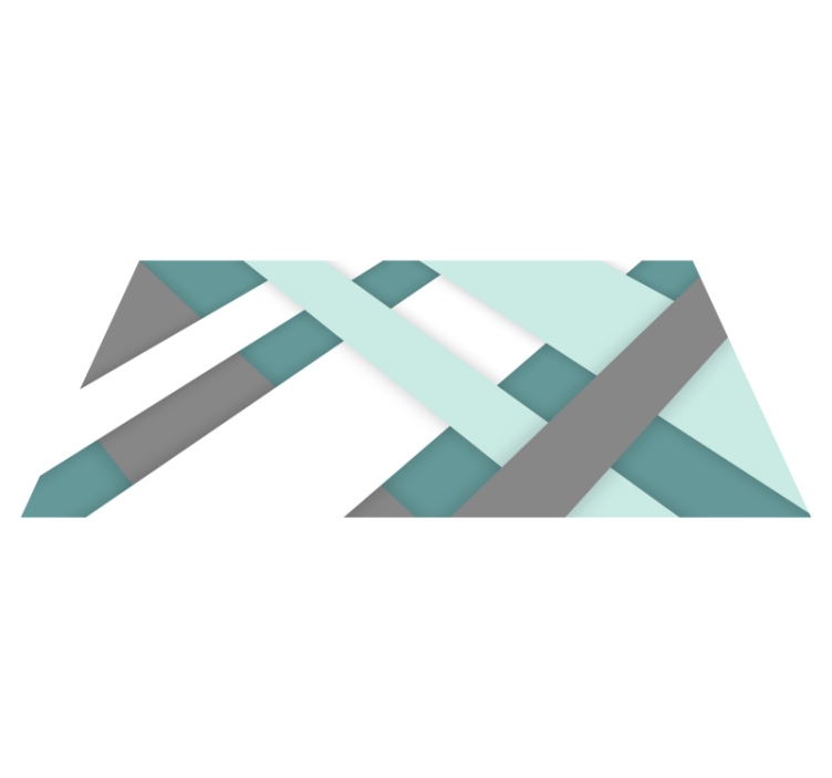 Geometric Weave Pattern geometric vinyl rug - TenStickers