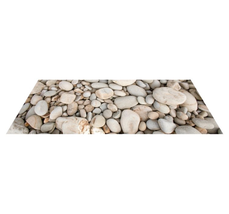 Set of nature stone effect vinyl rug - TenStickers