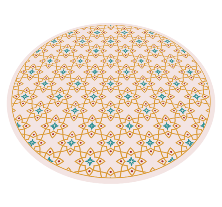 Vibrant mosaic arrangement kitchen vinyl rug - TenStickers