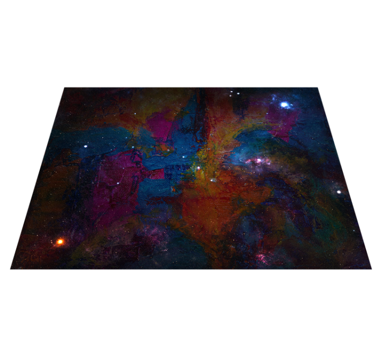 Abstract splash Rug modern rug - TenStickers