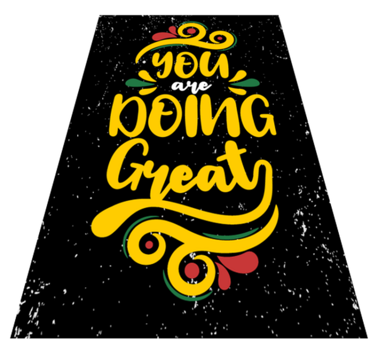 You are doing great custom rug - TenStickers