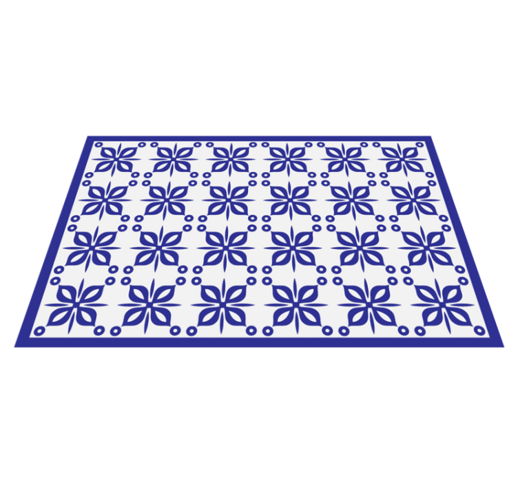 Minimalistic Greek shapes tile carpet - TenStickers