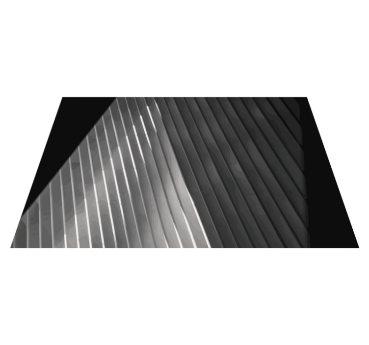 Sleek Striped Surface wood effect vinyl rug - TenStickers