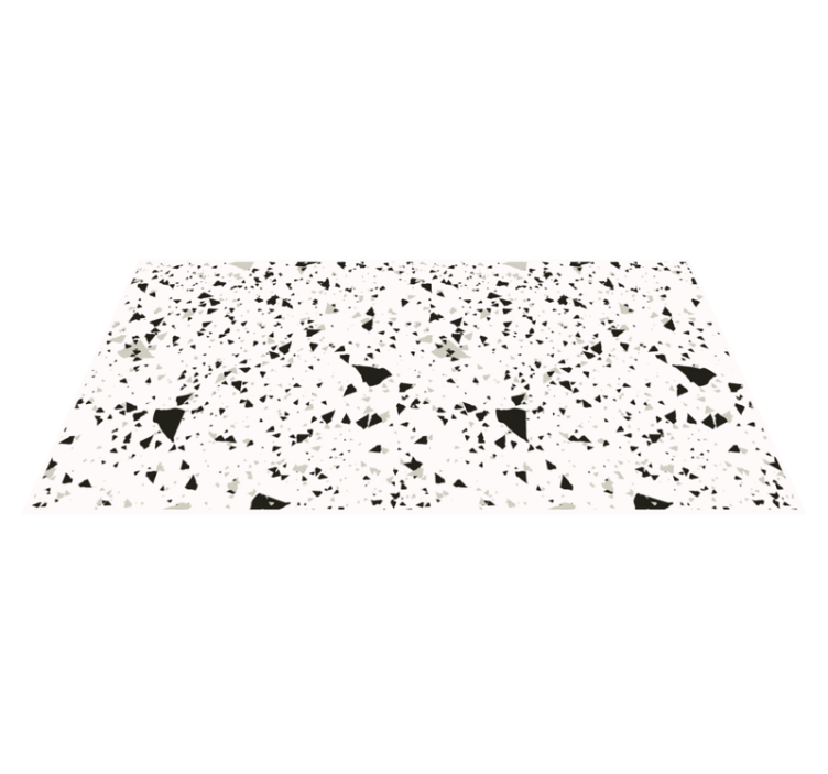 Terrazzo fragmentation marble vinyl rug - TenStickers