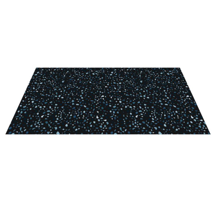 Grained Ebony Coating textured vinyl rug - TenStickers