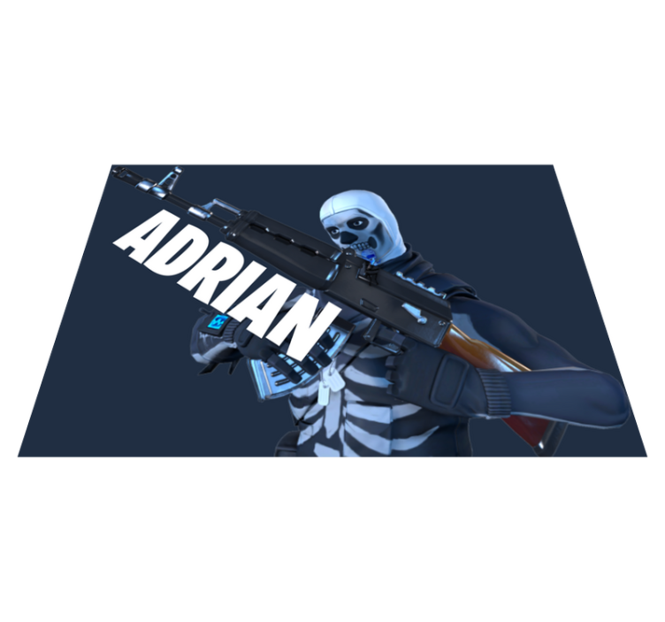 Custom game skeleton teen vinyl rug - TenStickers