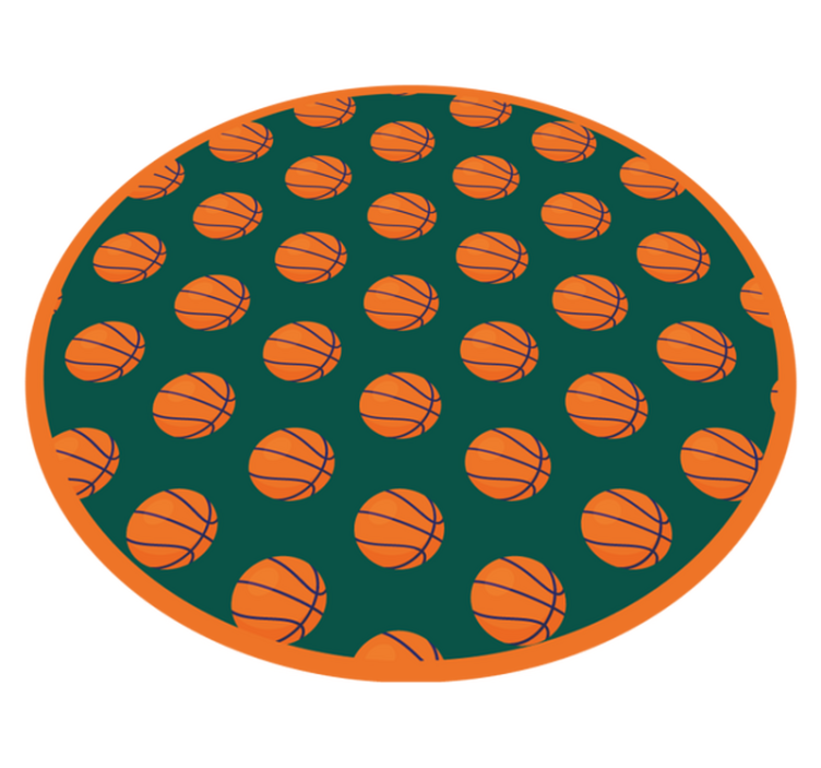 Road vinyl rug basketball court design - TenStickers