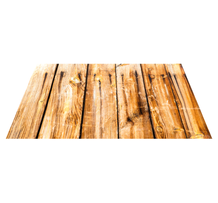 Rustic classic planks wood effect vinyl rug - TenStickers