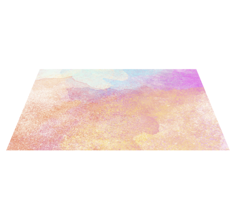 Soft Pastel Splashes modern vinyl rug - TenStickers