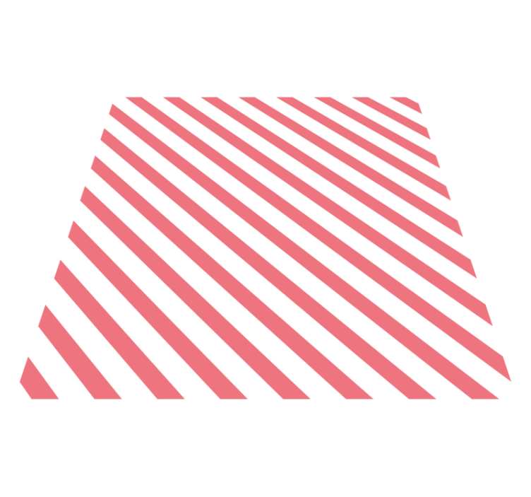 Vertical white and pink pattern stripes carpet - TenStickers