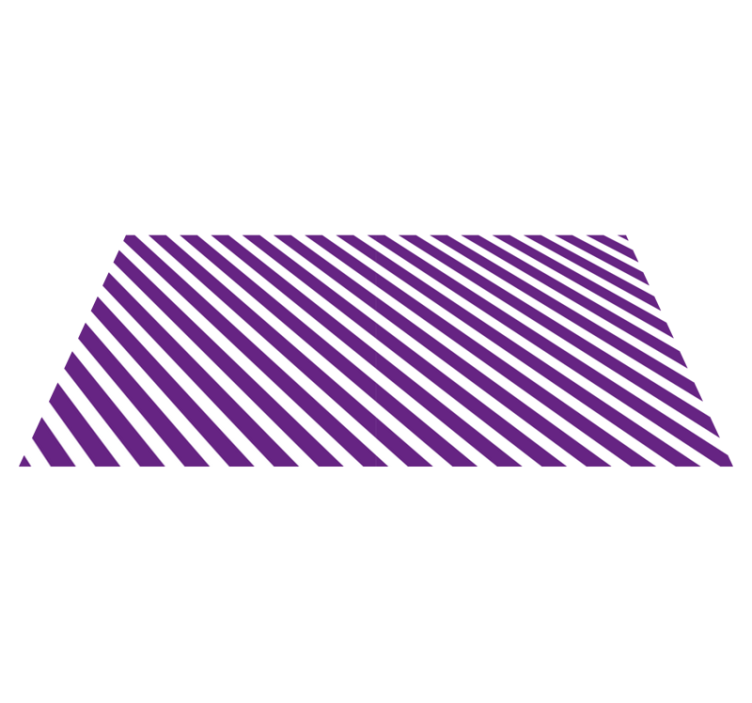 Purple striped path striped vinyl rug - TenStickers