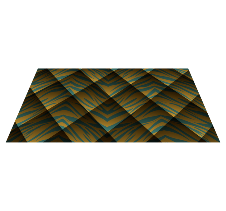 Zebra print abstract background rectangular rug - TenStickers