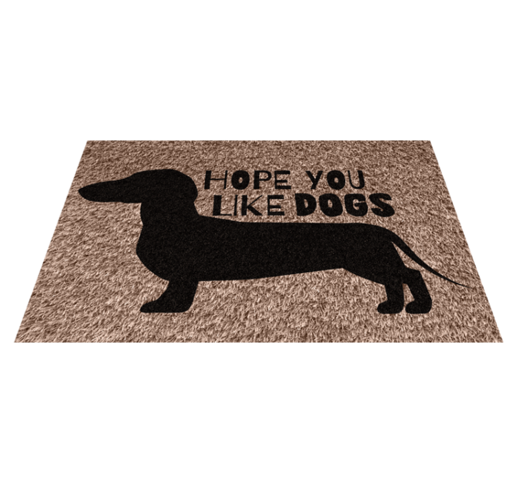 HOPE YOU LIKE mosaic vinyl rug - TenStickers