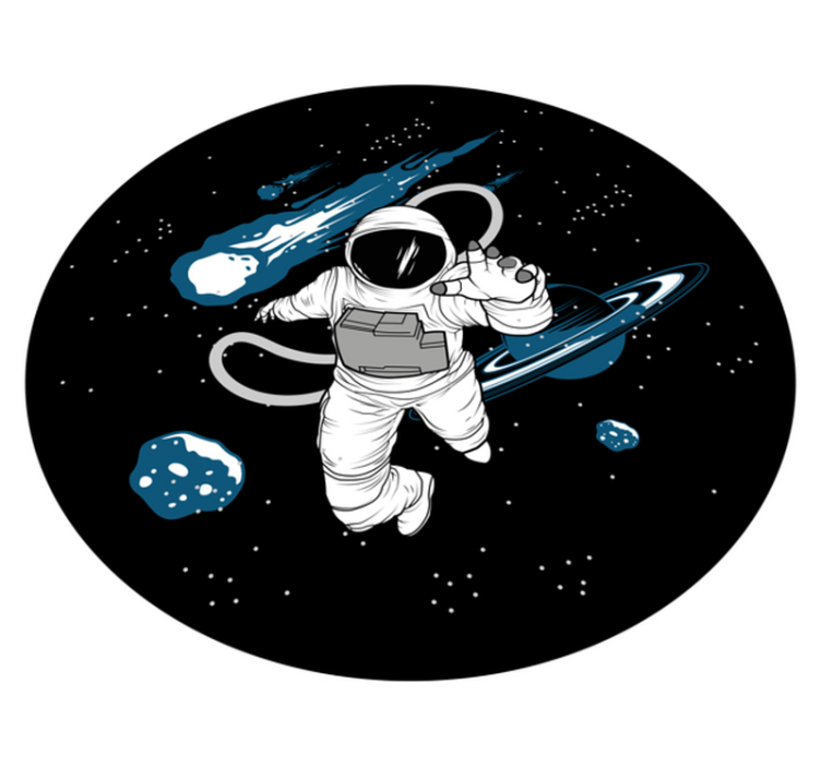 Astro Adventure road vinyl rug - TenStickers