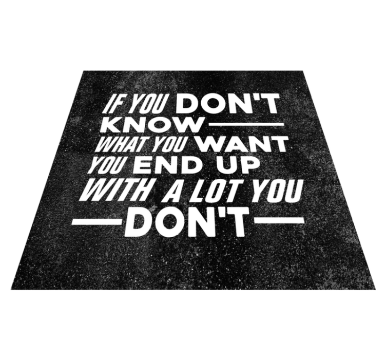 Know what you love in a custom rug - TenStickers