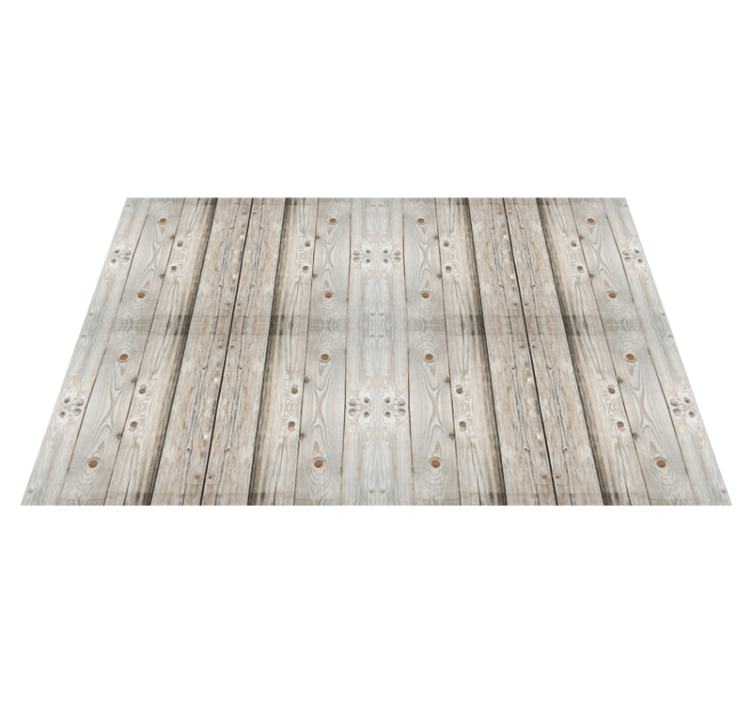 Aged Timber Boards wood effect vinyl rug - TenStickers