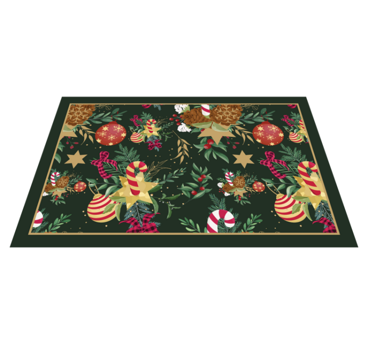 Festive Holiday Motifs Christmas carpet runner - TenStickers