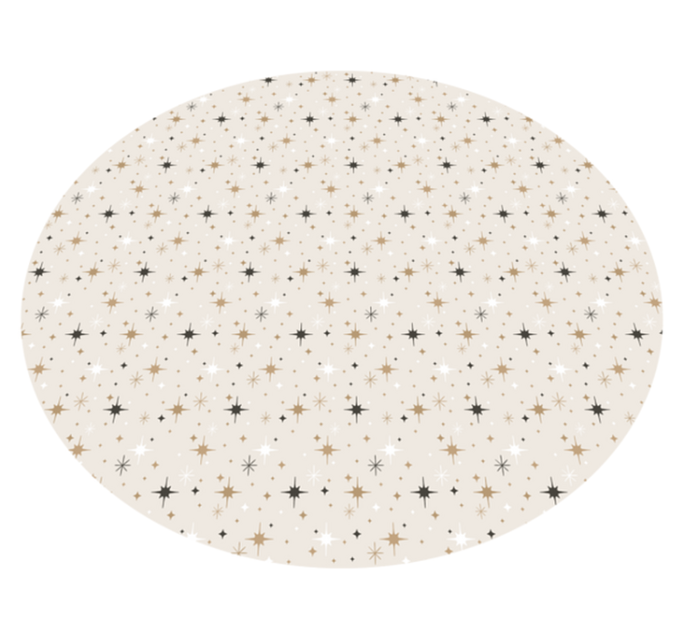 Starry Pattern rugs with stars - TenStickers