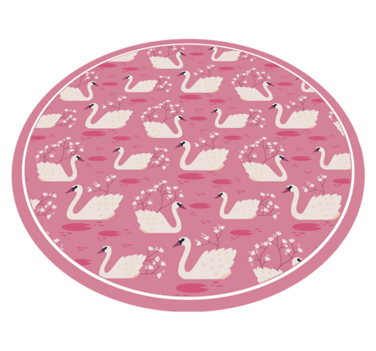 Swan Lake Serenity kids rug - TenStickers