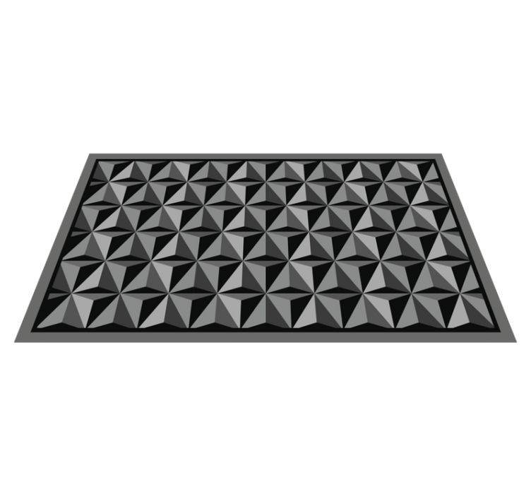 Geometric Patterns geometric vinyl rug - TenStickers