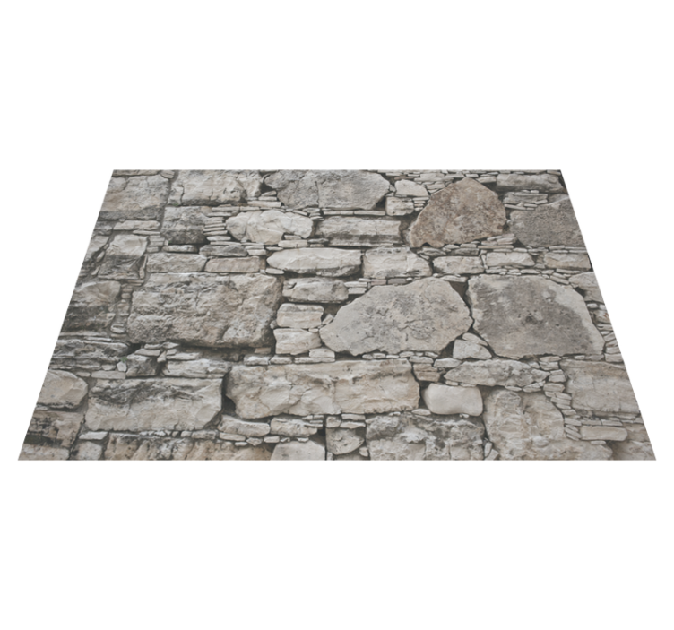 Stone Illusion stone effect vinyl rug - TenStickers