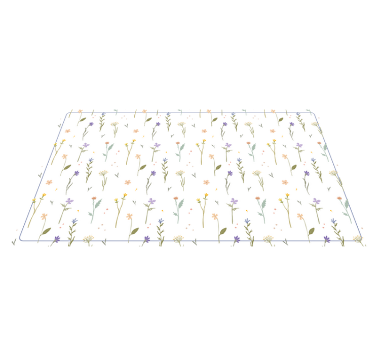 Small spring twigs Small spring branches nature rug - TenStickers