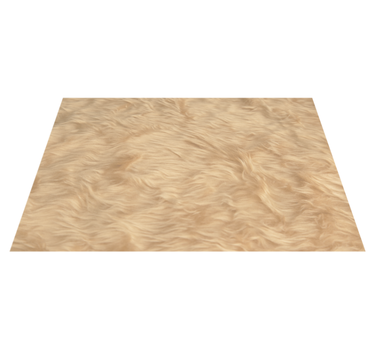 Wool effect design dining room carpet - TenStickers