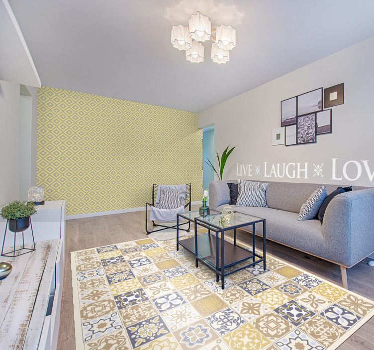 Limestone Spanish Tiles  tile carpet - TenStickers