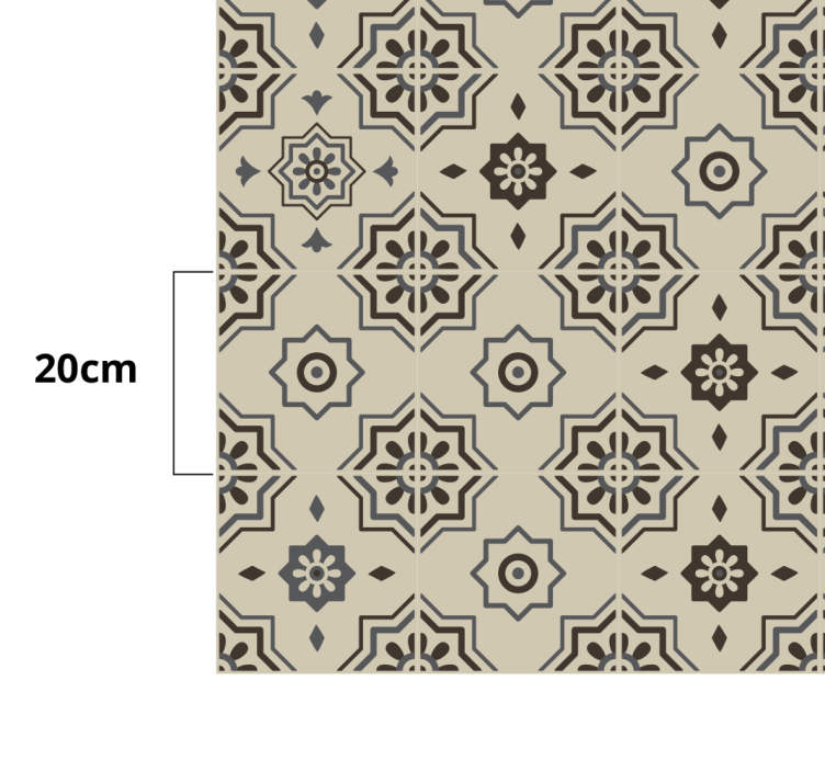 Vintage floral  rug modern rug - TenStickers