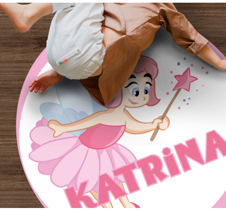 Ballet Fairy Theme custom vinyl rug - TenStickers