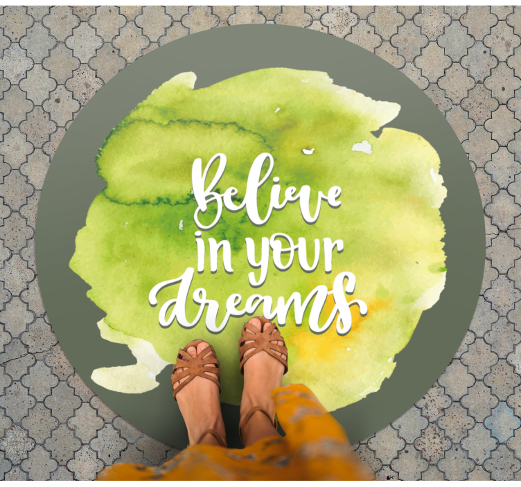 Believe In Dreams custom rug - TenStickers