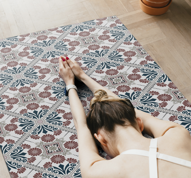 Bella Wild Vinyl Mat tile carpet - TenStickers