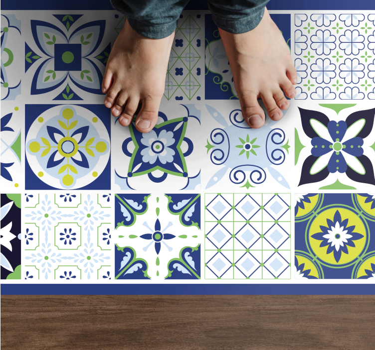 Ceramic Tile Inspiration tile carpet - TenStickers