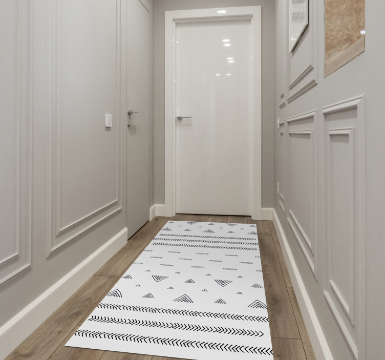 Contemporary Geometric Patterns ethnic vinyl rug - TenStickers