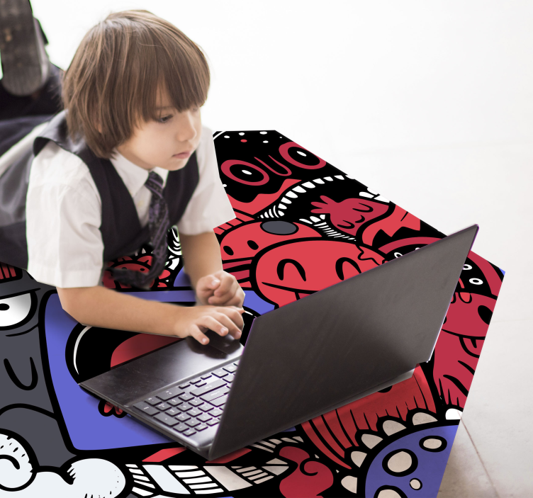 Cool Graffiti teen vinyl rug - TenStickers