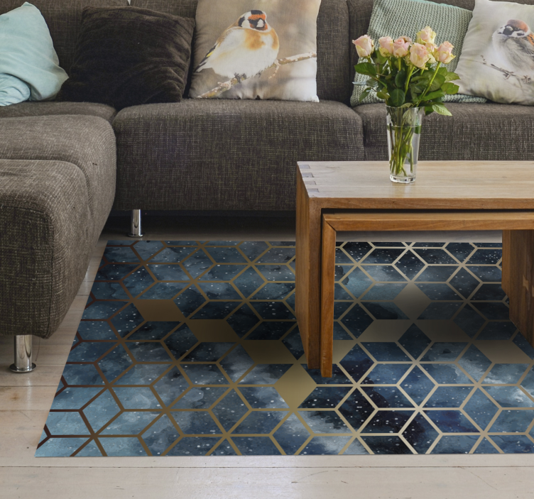 Galaxy modern geometric rugs - TenStickers