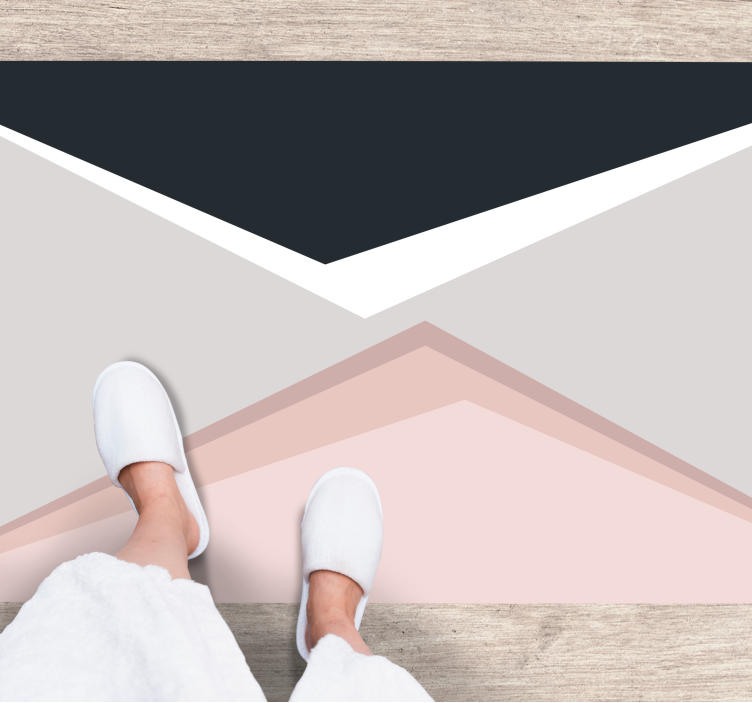 Geometric Shapes geometric vinyl rug - TenStickers