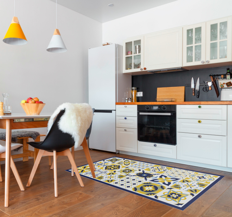 Mosaic Tile Ensemble tile carpet - TenStickers