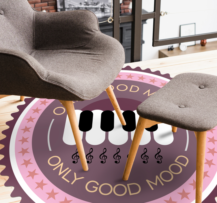 Musical Mood Enhancer custom rug - TenStickers