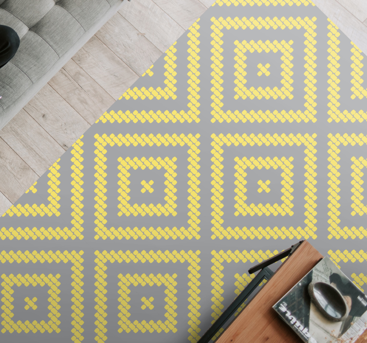 Pantone rhombesus geometric rugs - TenStickers
